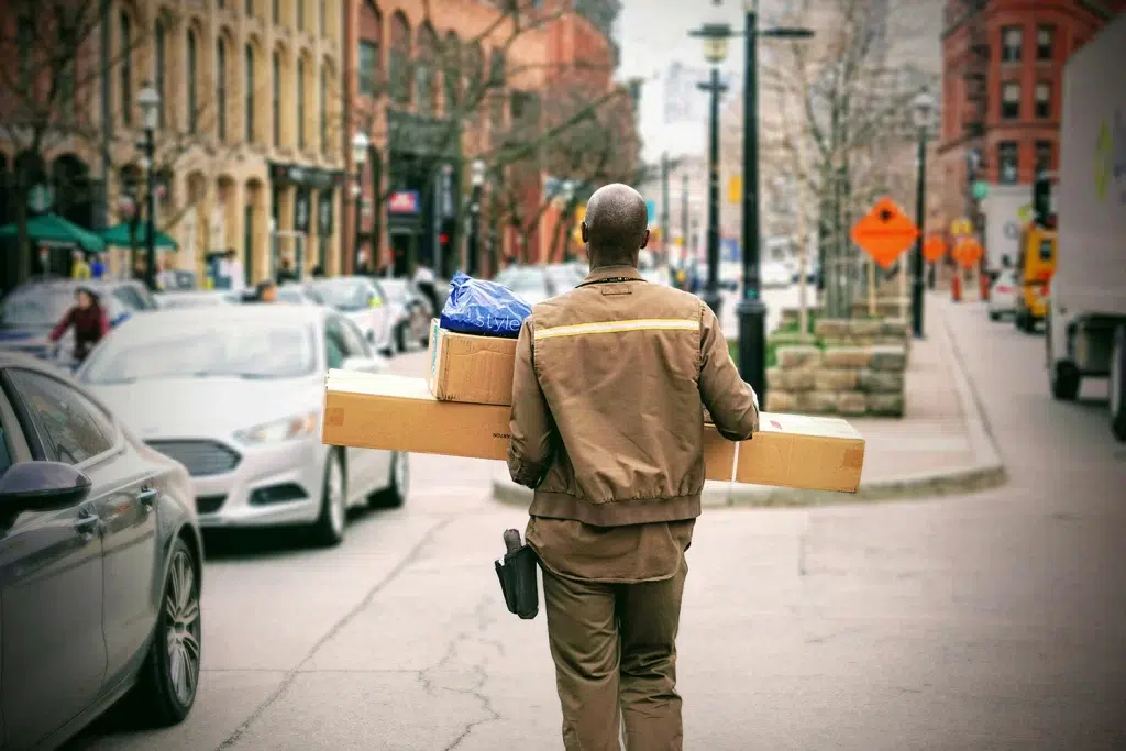 on-demand package delivery driver