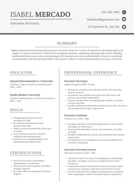 resume tips template