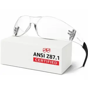 ANSI Z87.1 Clear Safety Glasses