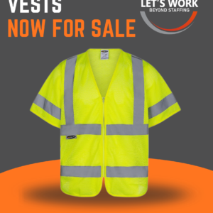 Class 3 Hi-Res Construction Safety Vest