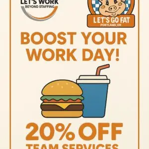 Let's Work VIP Food Coupon