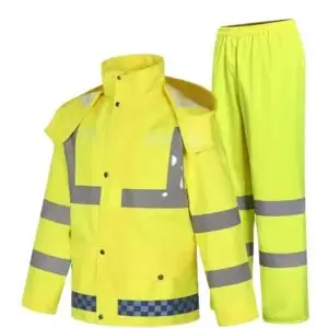 Hi-Res Polyester Reflective Rain Suit