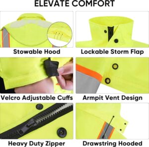 Ticonn Reflective Rain Coat-3