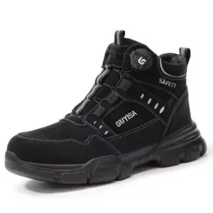 F055 Black SBP Steel Toe Safety Boots